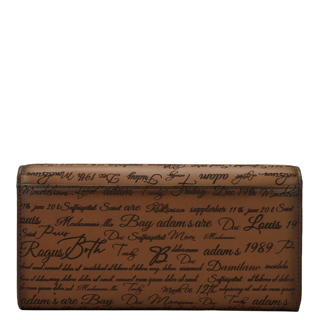 Signato Flap Over Continental Wallet