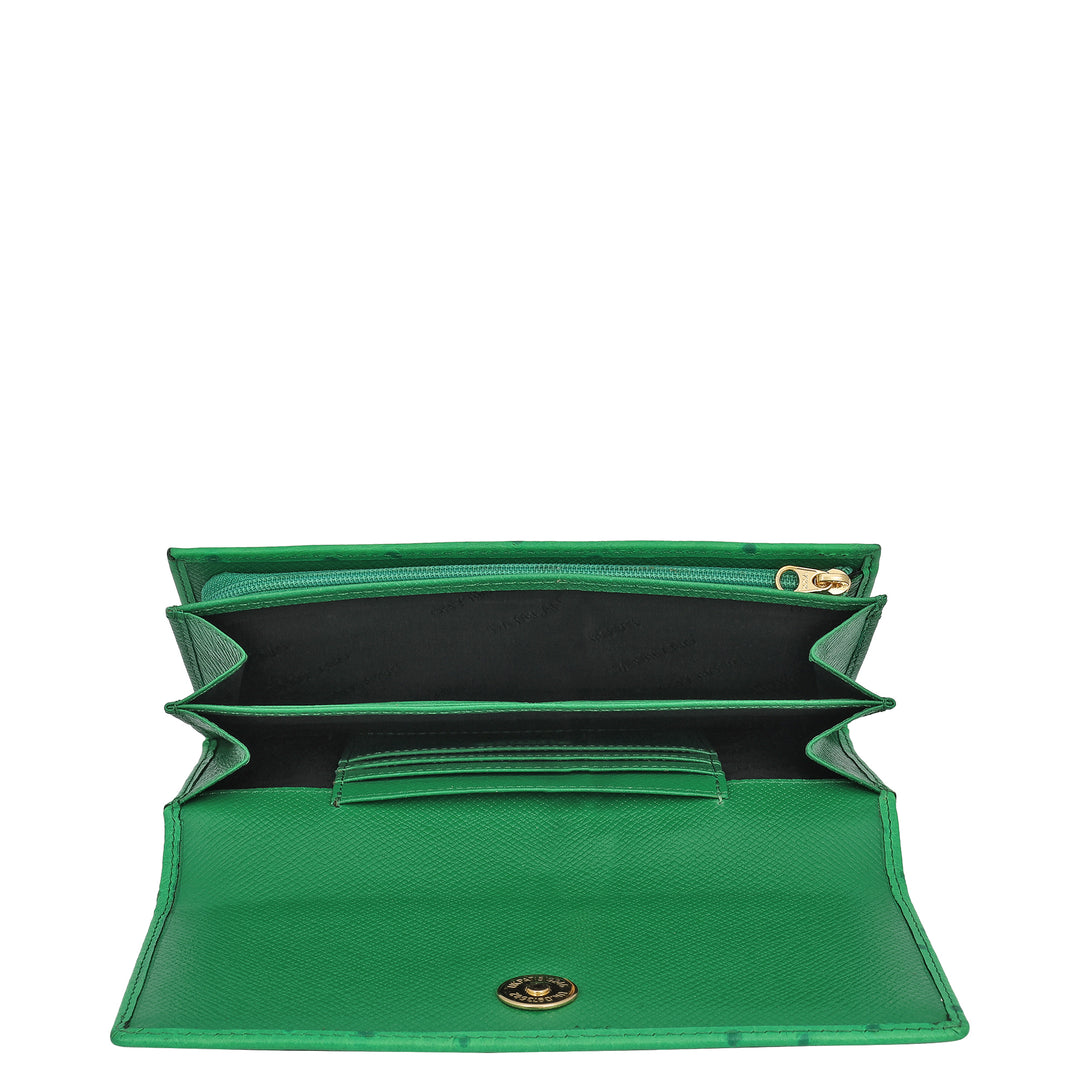 Flap Over Continental Wallet