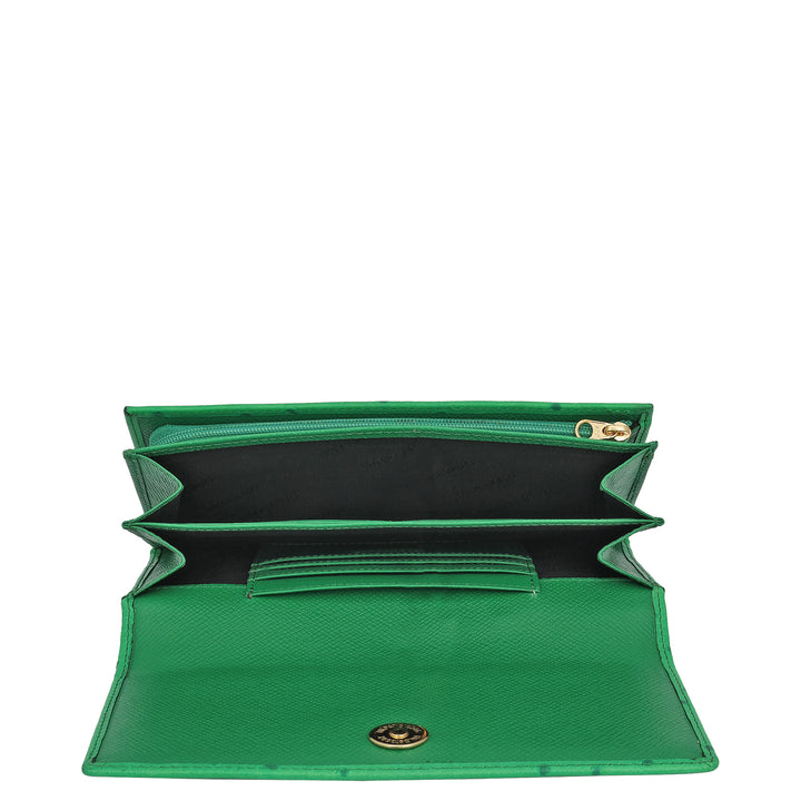 Flap Over Continental Wallet