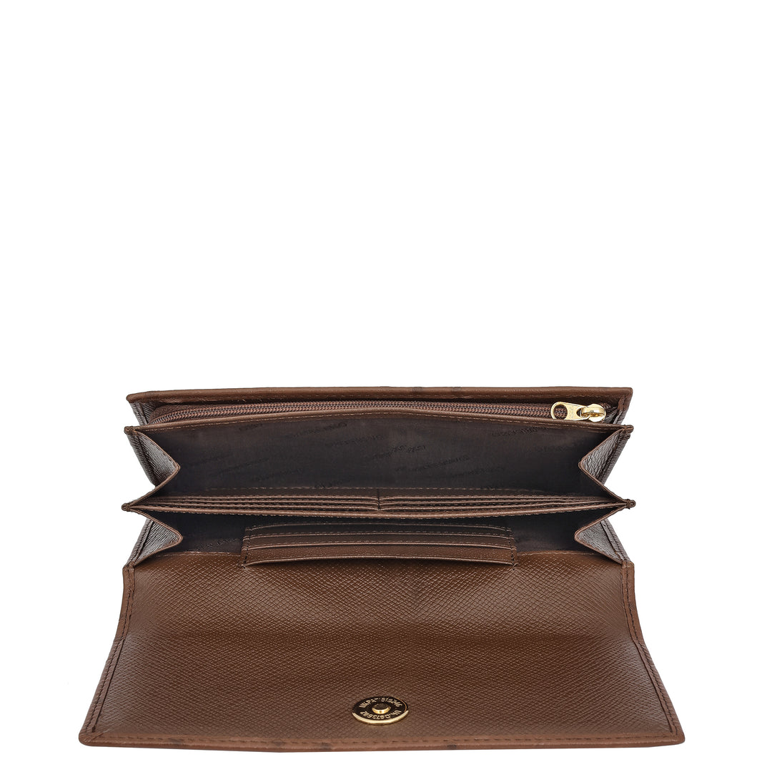 Flap Over Continental Wallet