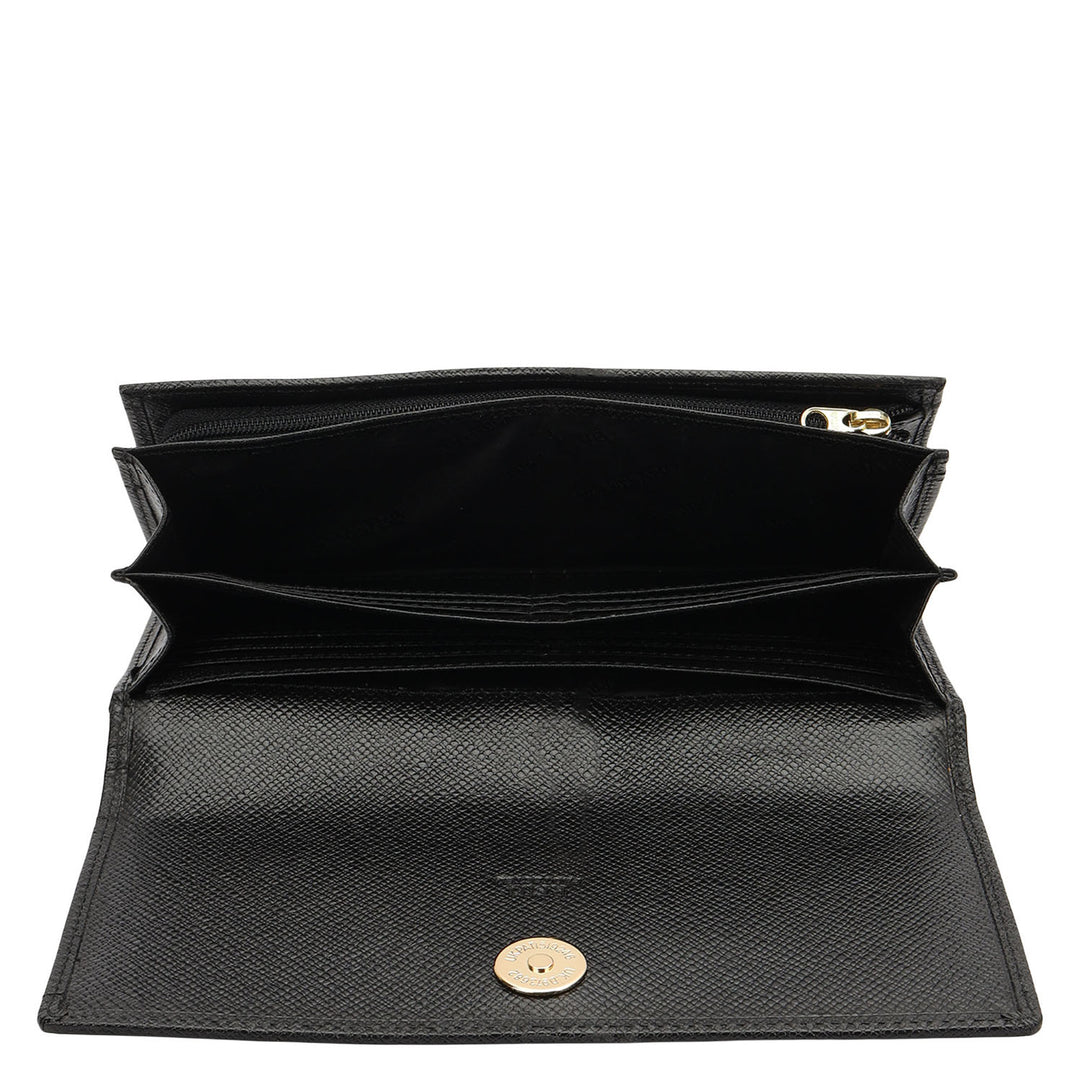 Classic Continental Wallet - Black
