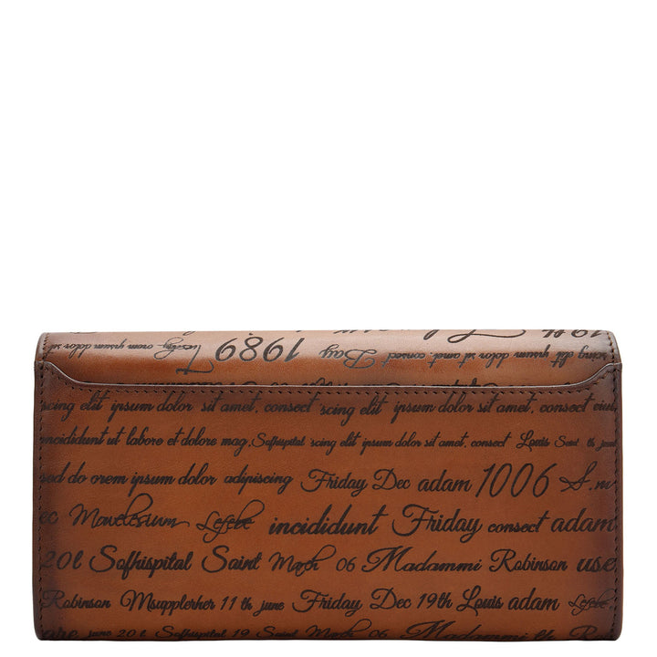 Classic Women Wallet - Cognac