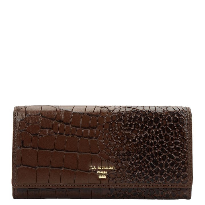 Classic Continental Wallet - Walnut