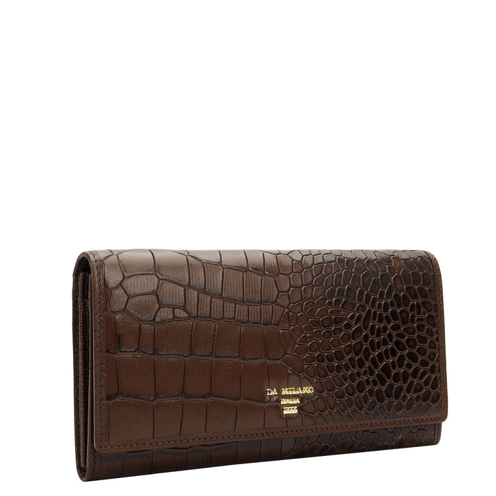 Classic Continental Wallet - Walnut