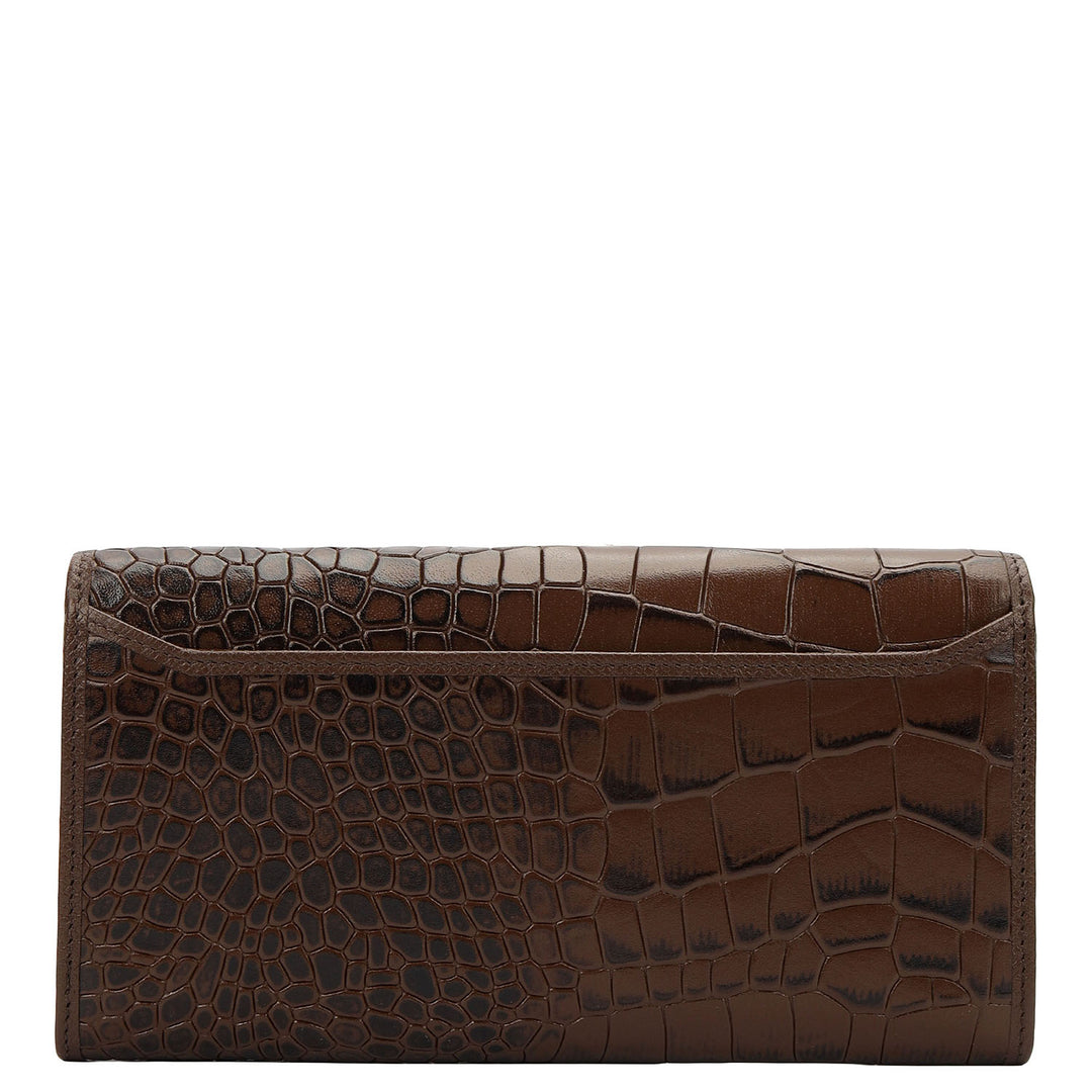 Classic Continental Wallet - Walnut