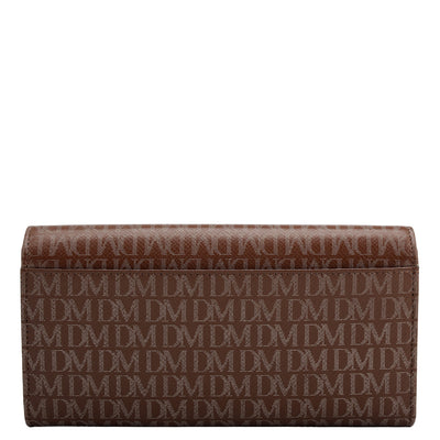 Monogram Leather Ladies Wallet - Date