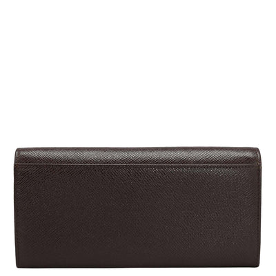 Franzy Leather Ladies Wallet - Chocolate