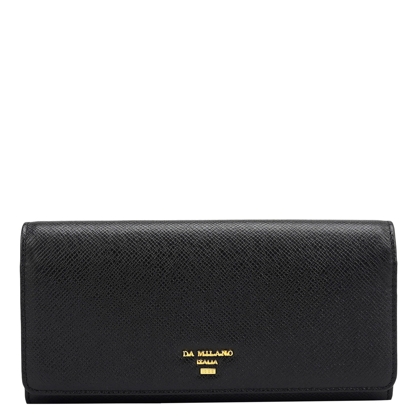 Franzy Leather Ladies Wallet - Black