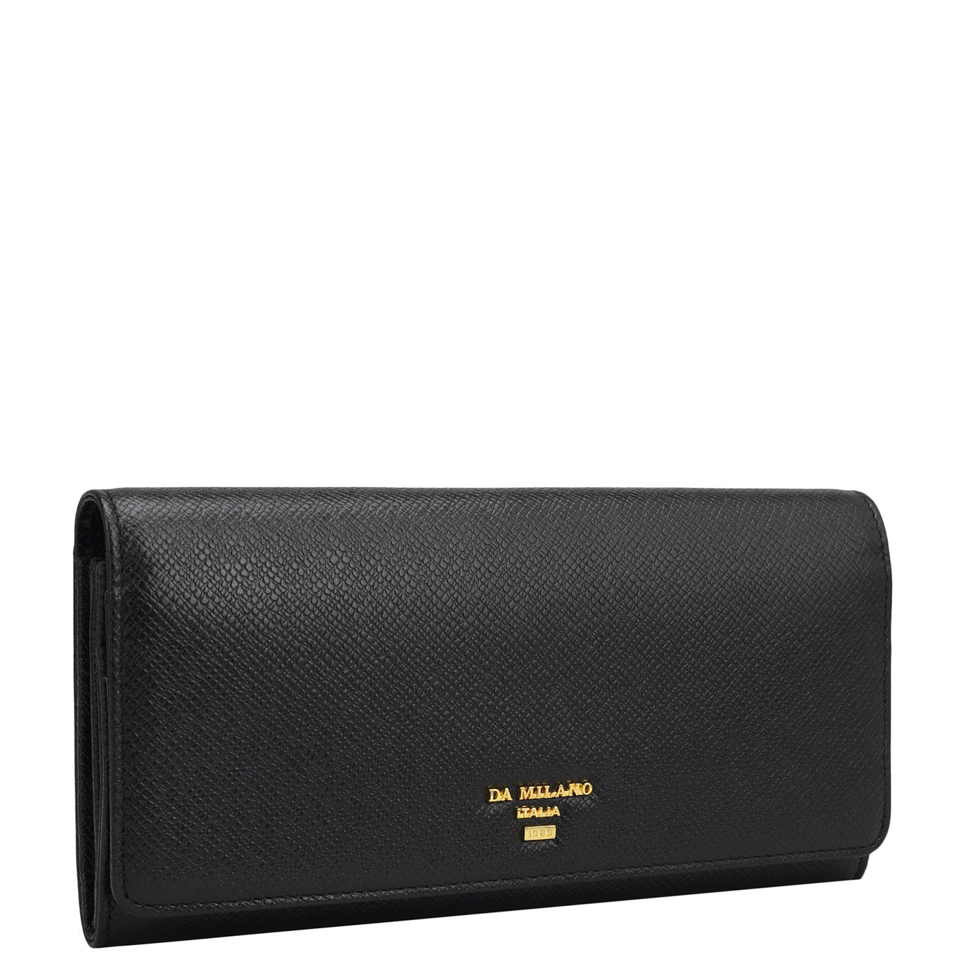 Franzy Leather Ladies Wallet - Black
