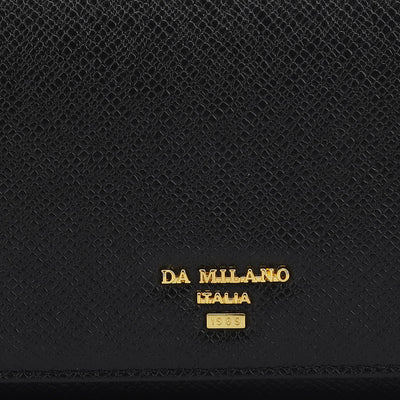 Franzy Leather Ladies Wallet - Black