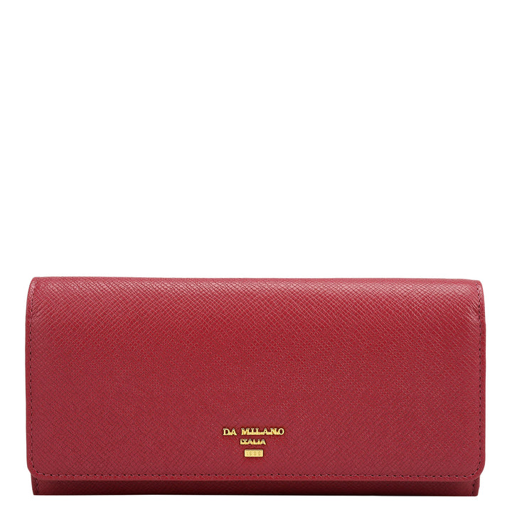 Franzy Leather Ladies Wallet - Plumberry