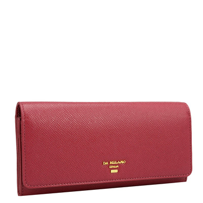 Franzy Leather Ladies Wallet - Plumberry
