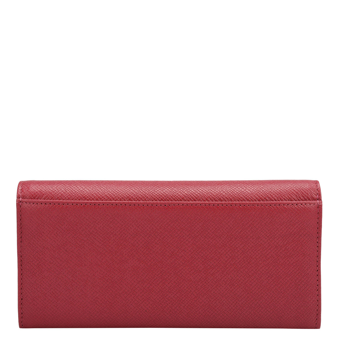 Franzy Leather Ladies Wallet - Plumberry