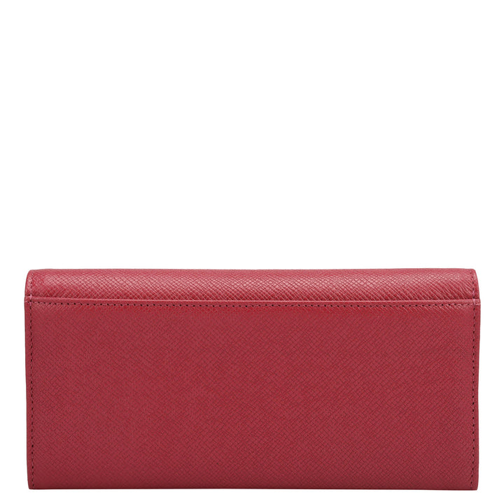 Franzy Leather Ladies Wallet - Plumberry