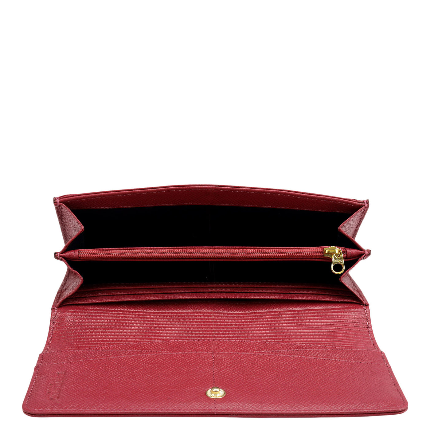 Franzy Leather Ladies Wallet - Plumberry