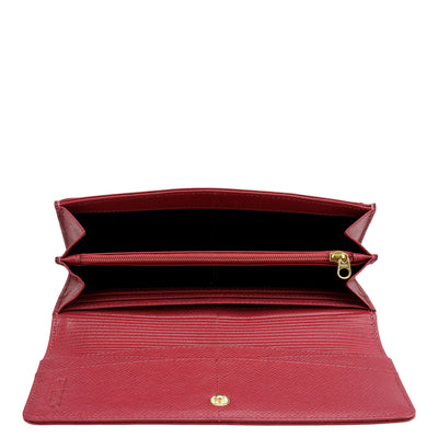 Franzy Leather Ladies Wallet - Plumberry