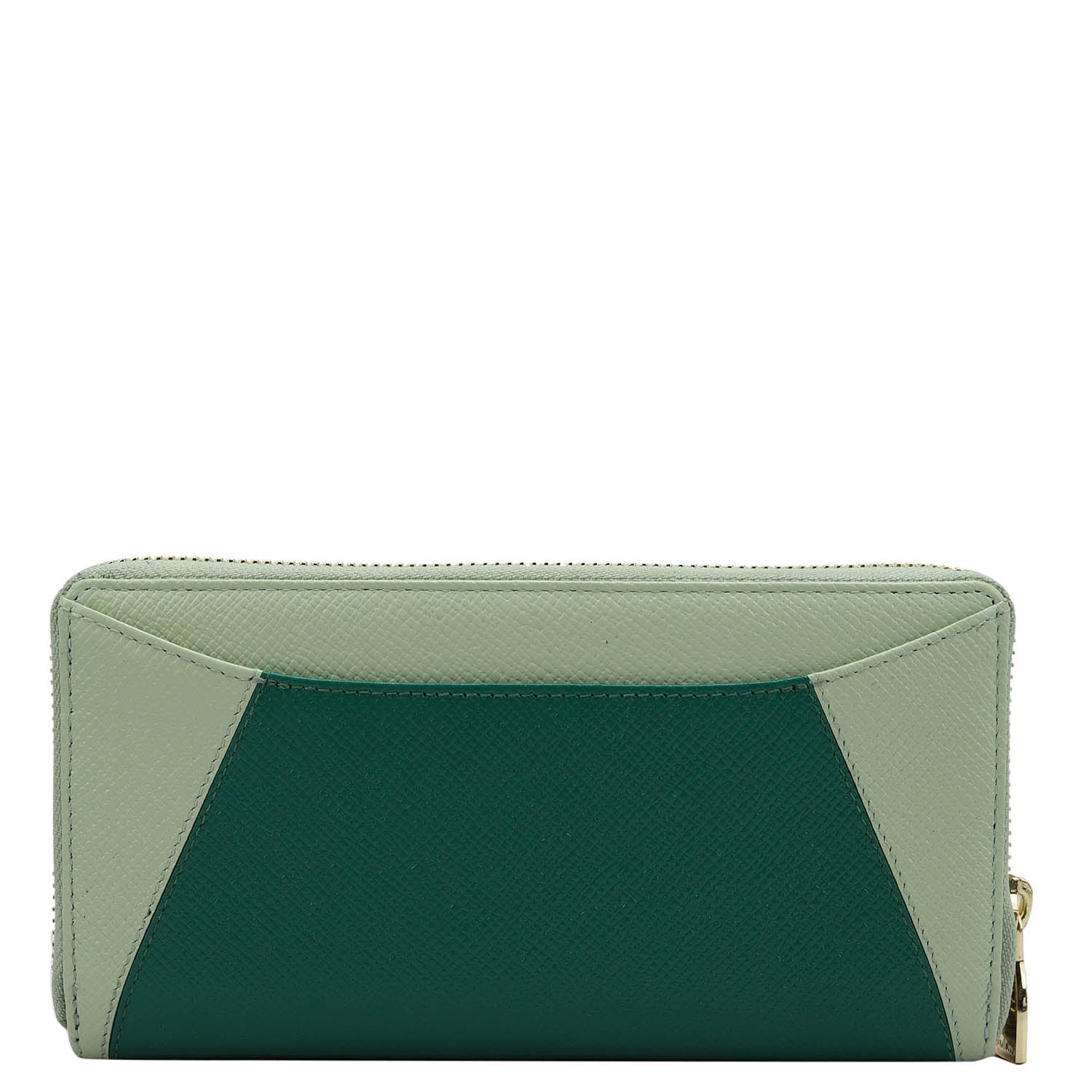 Franzy Leather Ladies Wallet - Emerald Green & Mint – Da Milano