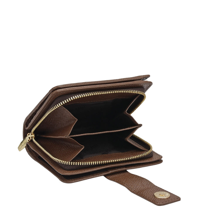 Croco Leather Ladies Wallet - Date