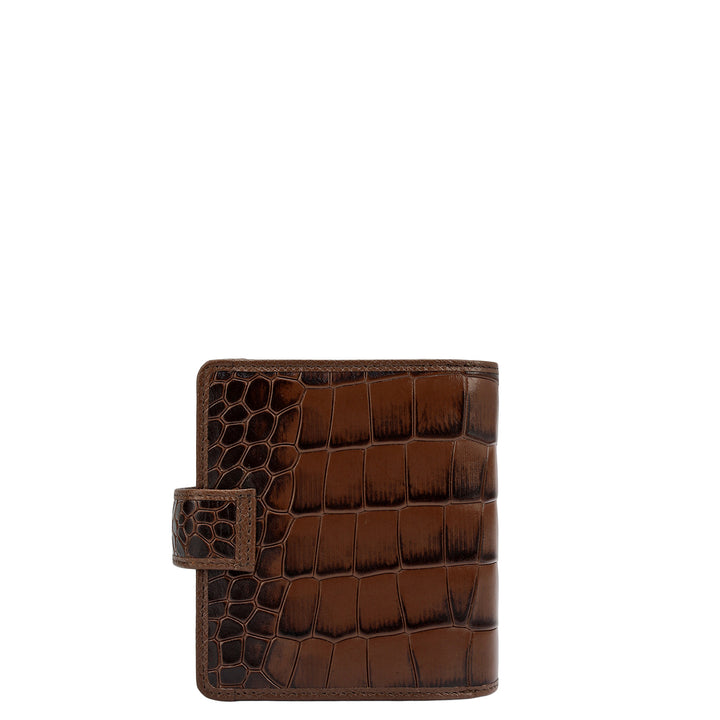 Croco Leather Ladies Wallet - Date