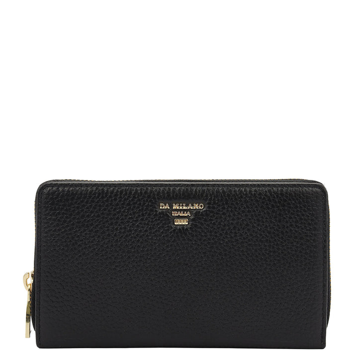 Classic Zip Around Wallet - Black