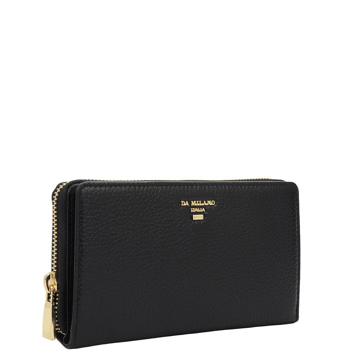 Classic Zip Around Wallet - Black