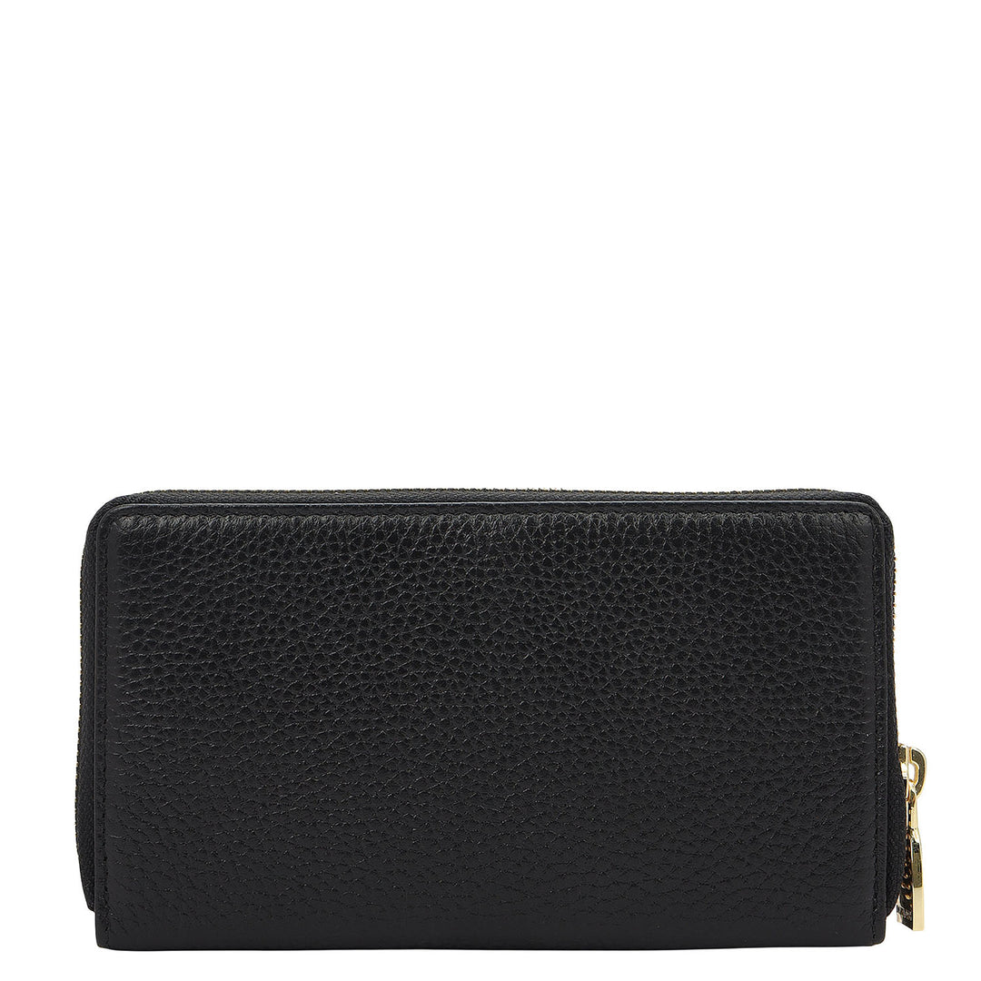 Classic Zip Around Wallet - Black