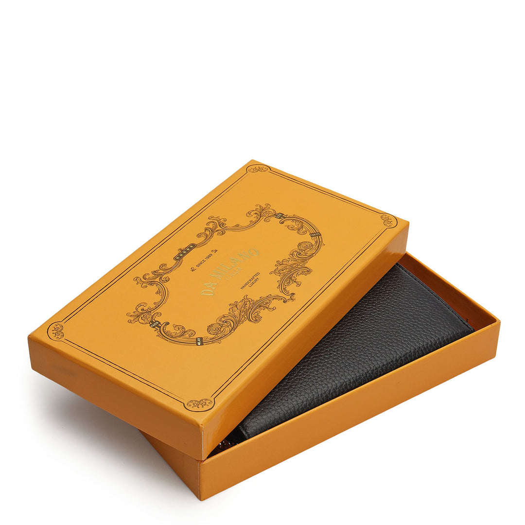 Classic Zip Around Wallet - Black