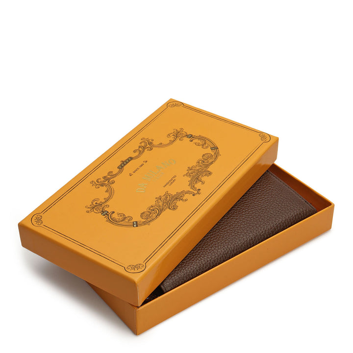 Classic Zip Around Wallet - Mocha