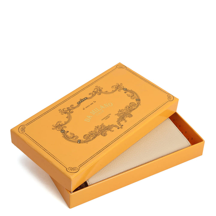 Wax Leather Ladies Wallet - Dove