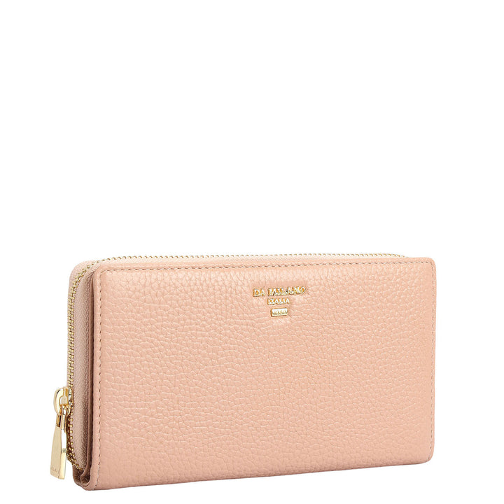 Wax Leather Ladies Wallet - Feather