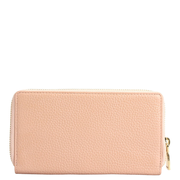 Wax Leather Ladies Wallet - Feather