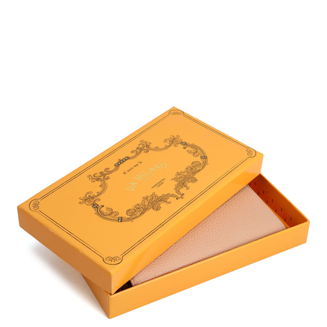 Wax Leather Ladies Wallet - Feather