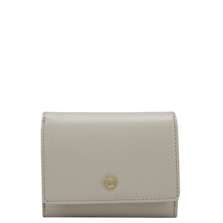 Franzy Leather Ladies Wallet - Cream