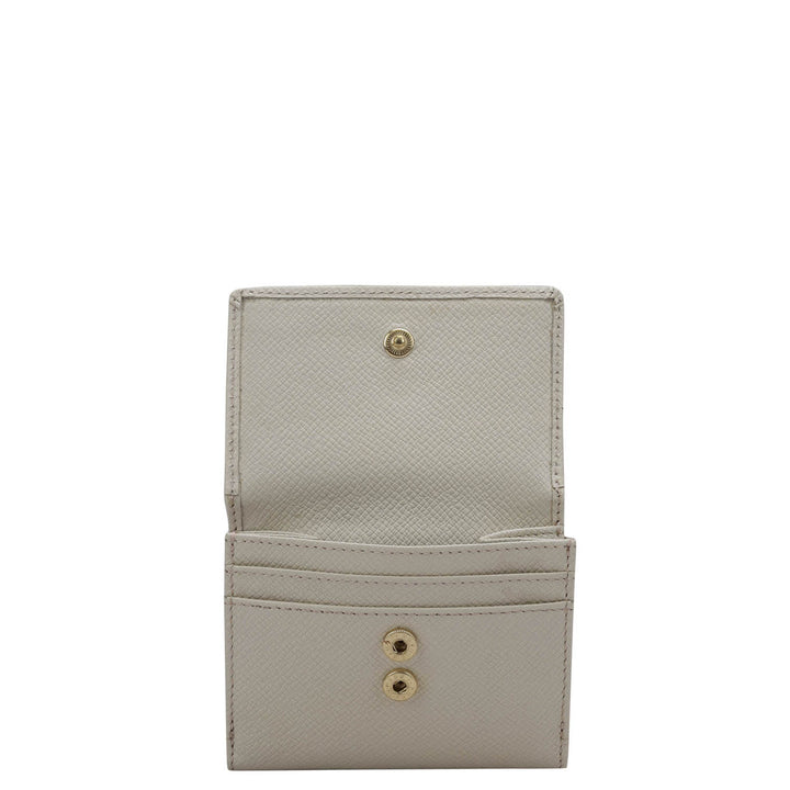 Franzy Leather Ladies Wallet - Cream