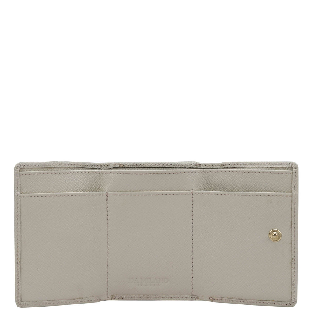 Franzy Leather Ladies Wallet - Cream