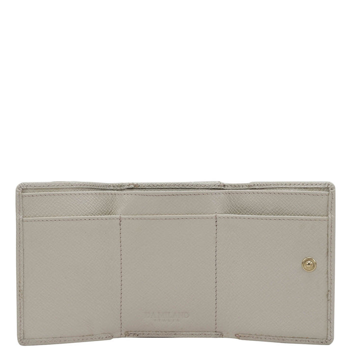 Franzy Leather Ladies Wallet - Cream