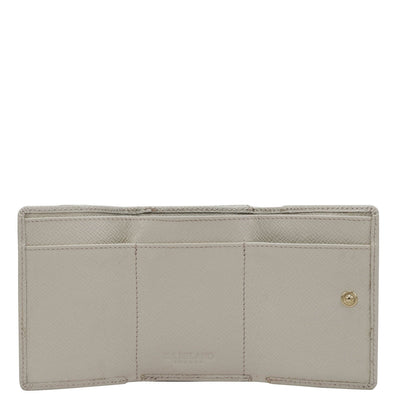 Franzy Leather Ladies Wallet - Cream