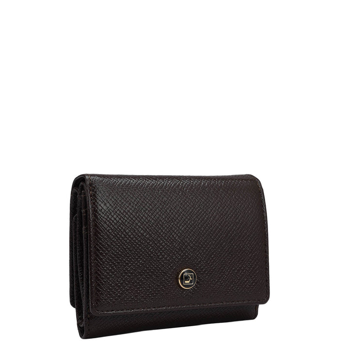 Franzy Leather Ladies Wallet - Chocolate