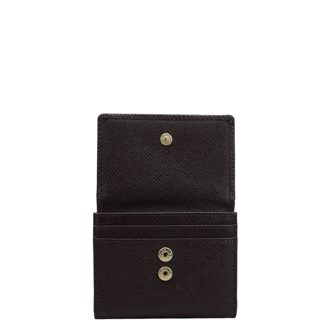 Franzy Leather Ladies Wallet - Chocolate