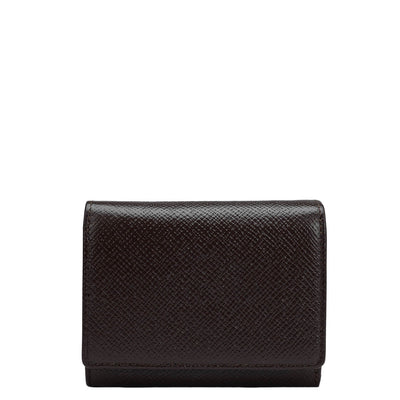 Franzy Leather Ladies Wallet - Chocolate