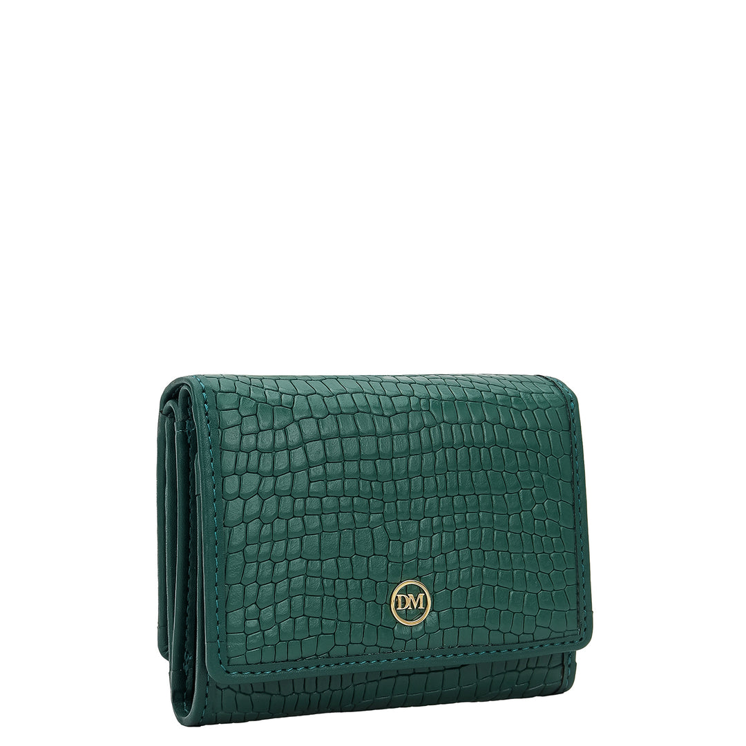 Classic Compact Wallet - Green