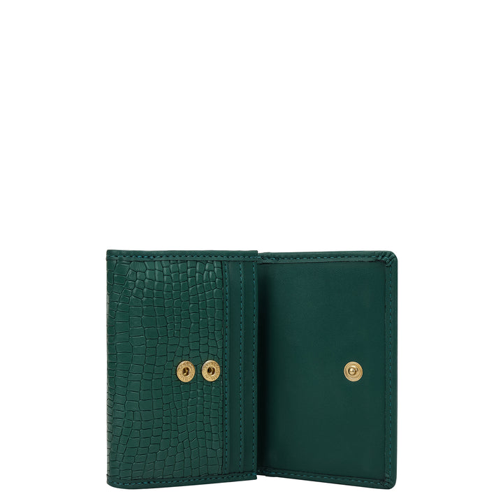 Classic Compact Wallet - Green