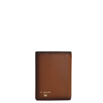 Plain Leather Ladies Wallet - Cognac