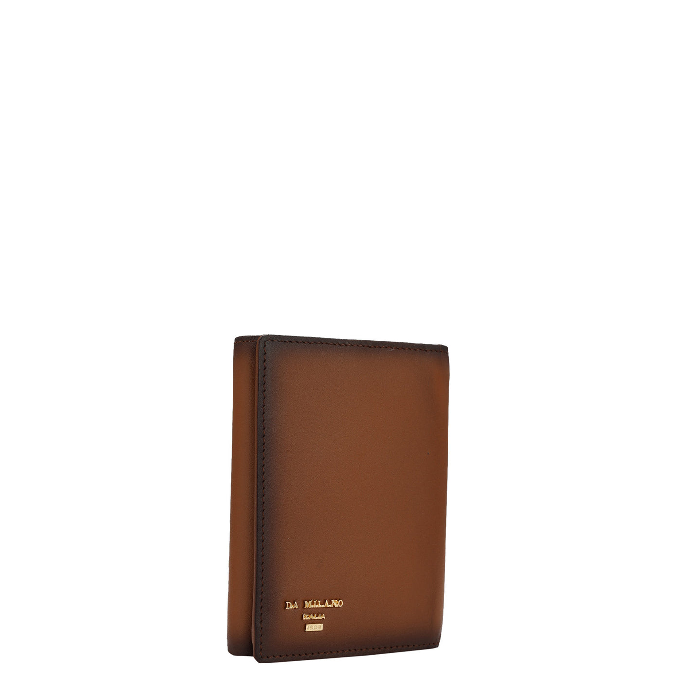 Plain Leather Ladies Wallet - Cognac