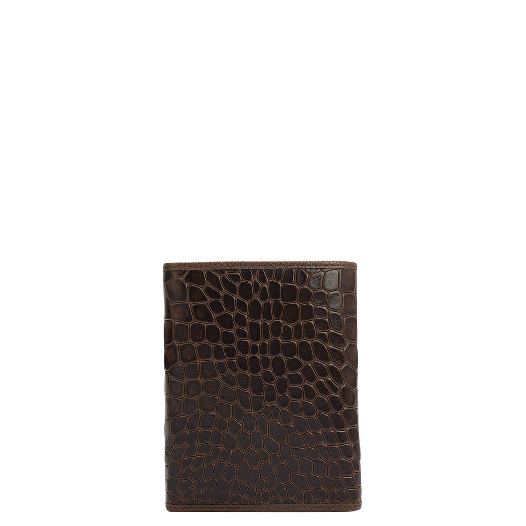 Croco Leather Ladies Wallet - Date