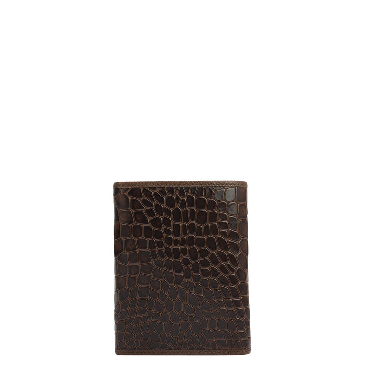 Croco Leather Ladies Wallet - Date