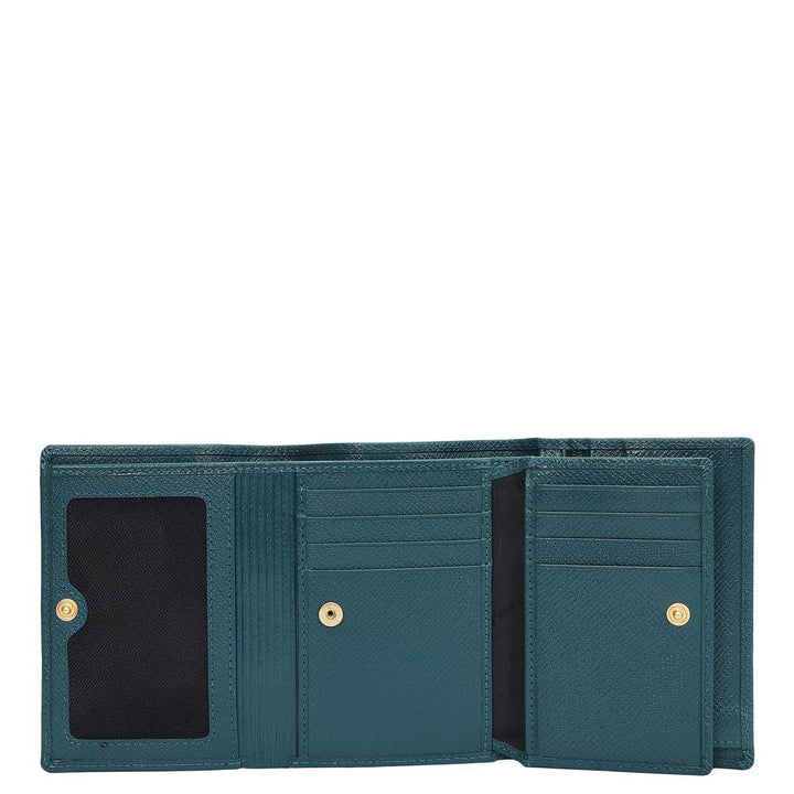 Franzy Leather Ladies Wallet - Teal