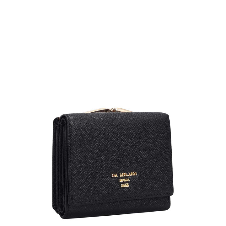 Franzy Leather Ladies Wallet - Black