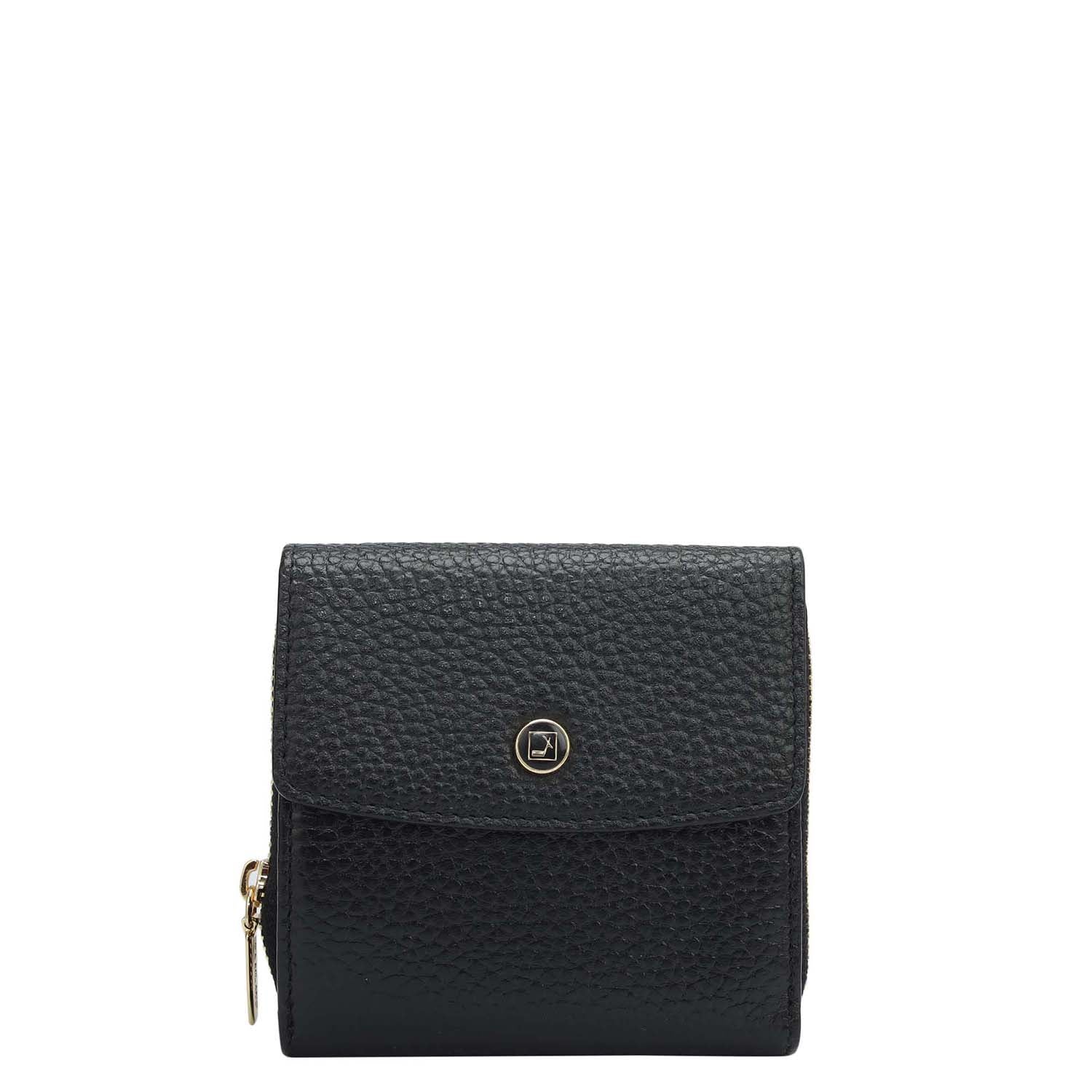 Online Exclusive Compact Wallet - Black – Da Milano