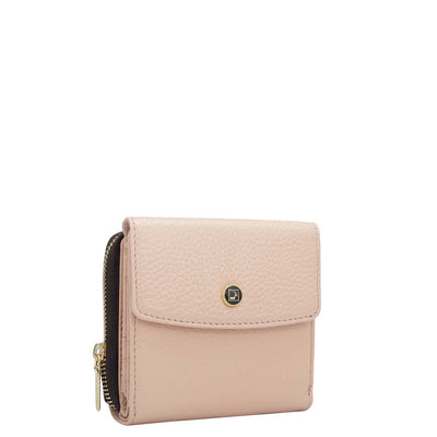 Wax Leather Ladies Wallet - Feather